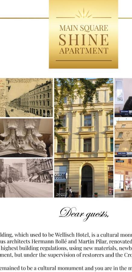 Luxurios And Historic Apartment "Shine" - Right On The Main Square زغرب المظهر الخارجي الصورة