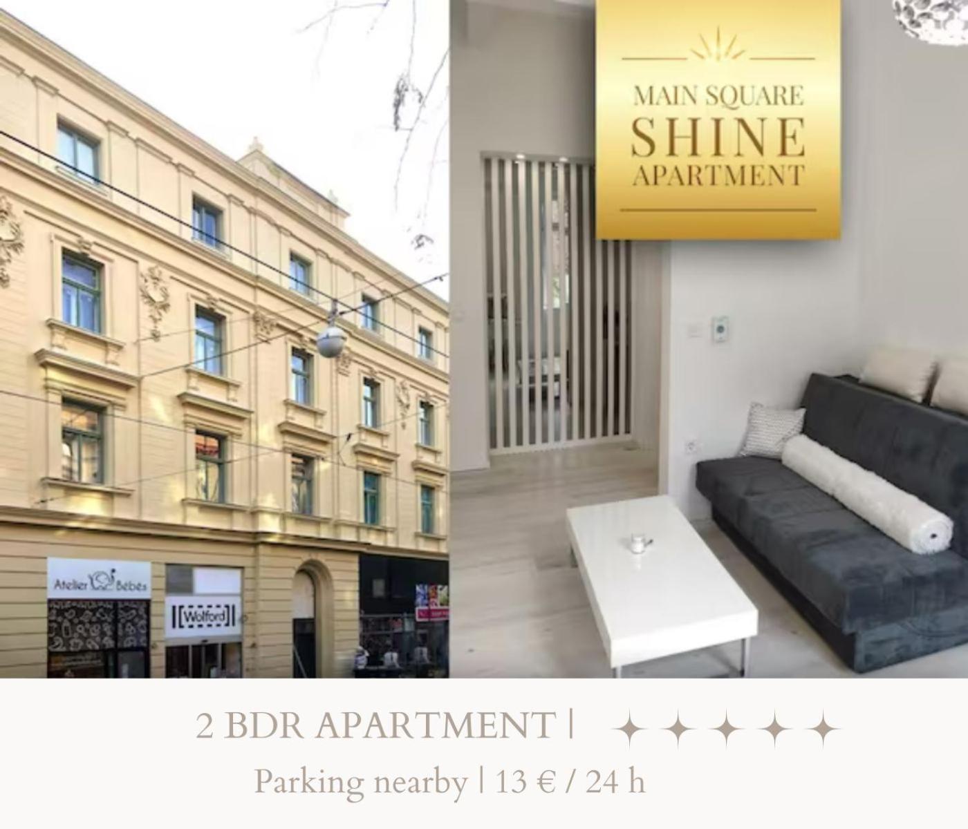 Luxurios And Historic Apartment "Shine" - Right On The Main Square زغرب المظهر الخارجي الصورة